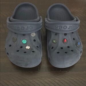 CROCS Blue Water Shoes with Ventilation and Adjustable Strap